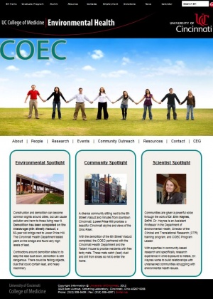 COEC Environmental Health Website